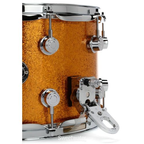  DW Performance Series Snare Drum - 8 x 14 inch - Gold Sparkle FinishPly