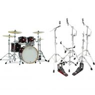 DW Design Series 4-piece Shell Pack and Hardware Bundle - Tobacco Burst