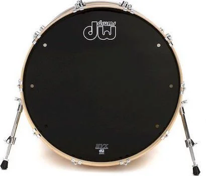  DW Performance Series Bass Drum - 18 x 24 inch - Natural Satin Oil - Sweetwater Exclusive