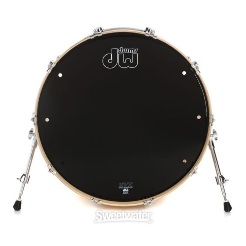  DW Performance Series Bass Drum - 18 x 24 inch - Natural Satin Oil - Sweetwater Exclusive