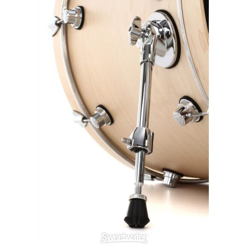  DW Performance Series Bass Drum - 18 x 24 inch - Natural Satin Oil - Sweetwater Exclusive