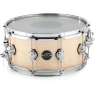 DW Performance Series 6.5 x 14-inch Snare Drum - Natural Satin Oil - Sweetwater Exclusive