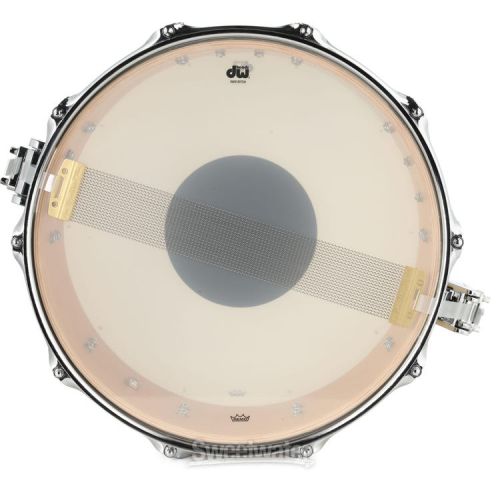  DW Performance Series 6.5 x 14-inch Snare Drum - Natural Satin Oil - Sweetwater Exclusive