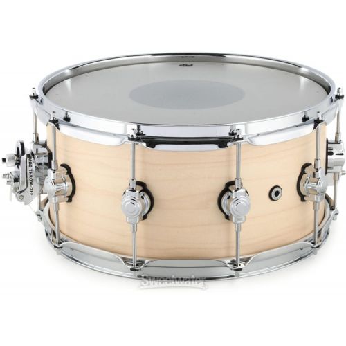  DW Performance Series 6.5 x 14-inch Snare Drum - Natural Satin Oil - Sweetwater Exclusive