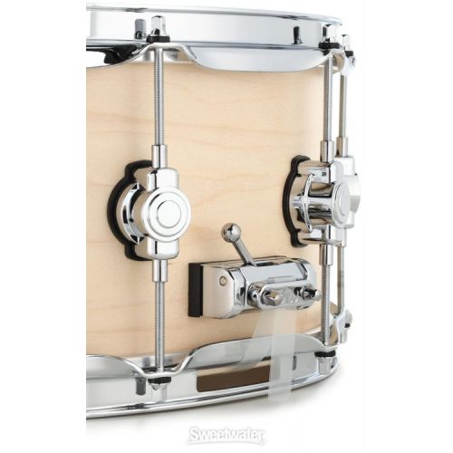  DW Performance Series 6.5 x 14-inch Snare Drum - Natural Satin Oil - Sweetwater Exclusive