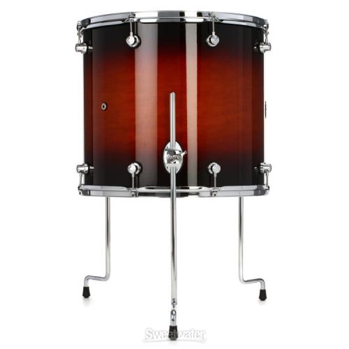  DW Design Series Floor Tom - 16 x 18 inch - Tobacco Burst