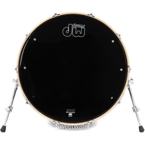  DW Performance Series Bass Drum - 18 x 24 inch - Black Diamond FinishPly