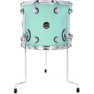 DW Performance Series Floor Tom - 12 x 14 inch - Satin Sea Foam - Sweetwater Exclusive