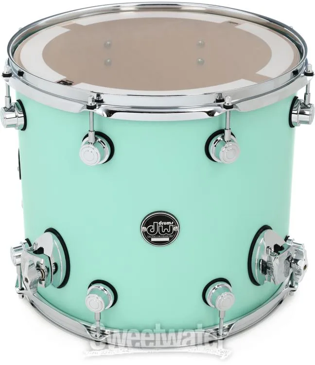  DW Performance Series Floor Tom - 12 x 14 inch - Satin Sea Foam - Sweetwater Exclusive