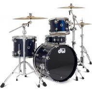 DW DWe 4-piece Drum Kit Bundle - Midnight Blue Metallic