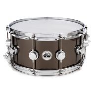 DW Collector's Series Brass 6.5 x 14 inch Snare Drum - Black Nickel