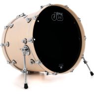 DW Performance Series Bass Drum - 18 x 22 inch - Natural Satin Oil - Sweetwater Exclusive