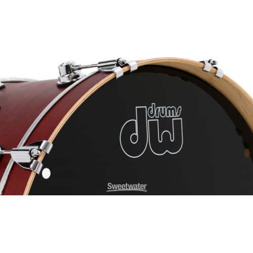  DW Performance Series Bass Drum - 14 x 22 inch - Tobacco Satin Oil