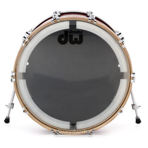  DW Performance Series Bass Drum - 14 x 22 inch - Cherry Stain Lacquer
