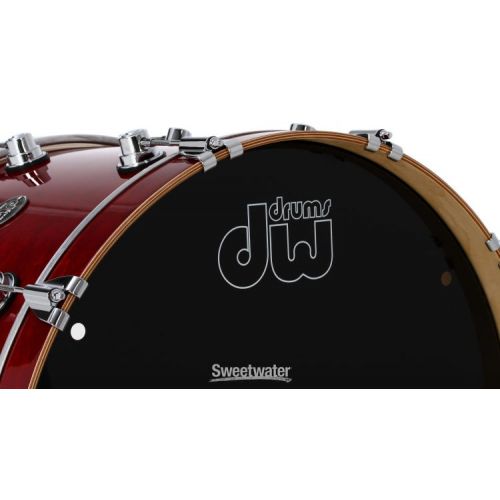  DW Performance Series Bass Drum - 14 x 22 inch - Cherry Stain Lacquer