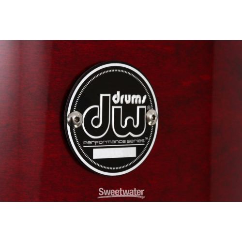  DW Performance Series Bass Drum - 14 x 22 inch - Cherry Stain Lacquer