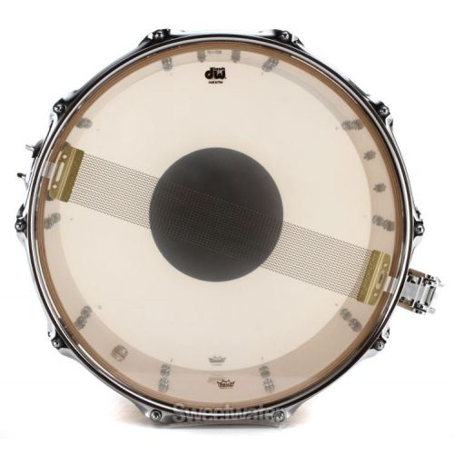  DW Performance Series Snare Drum - 8 x 14-inch - Natural Satin Oil - Sweetwater Exclusive