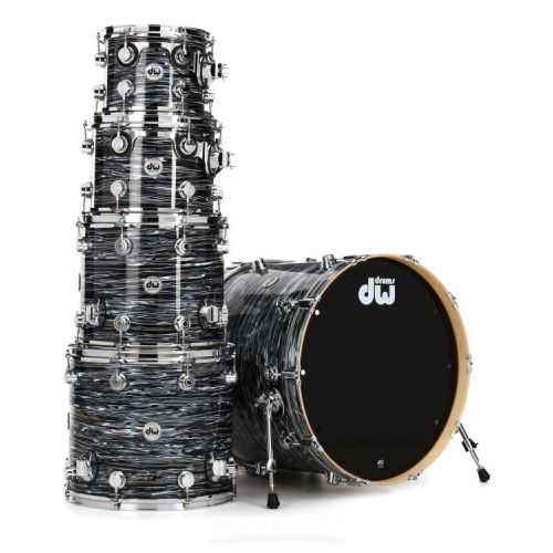  DW Collector's Series 5-piece Shell Pack - Black Oyster FinishPly