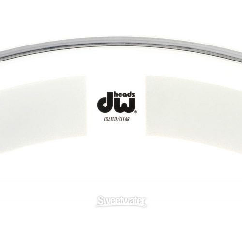  DW Coated/Clear Drumhead - 18 inch