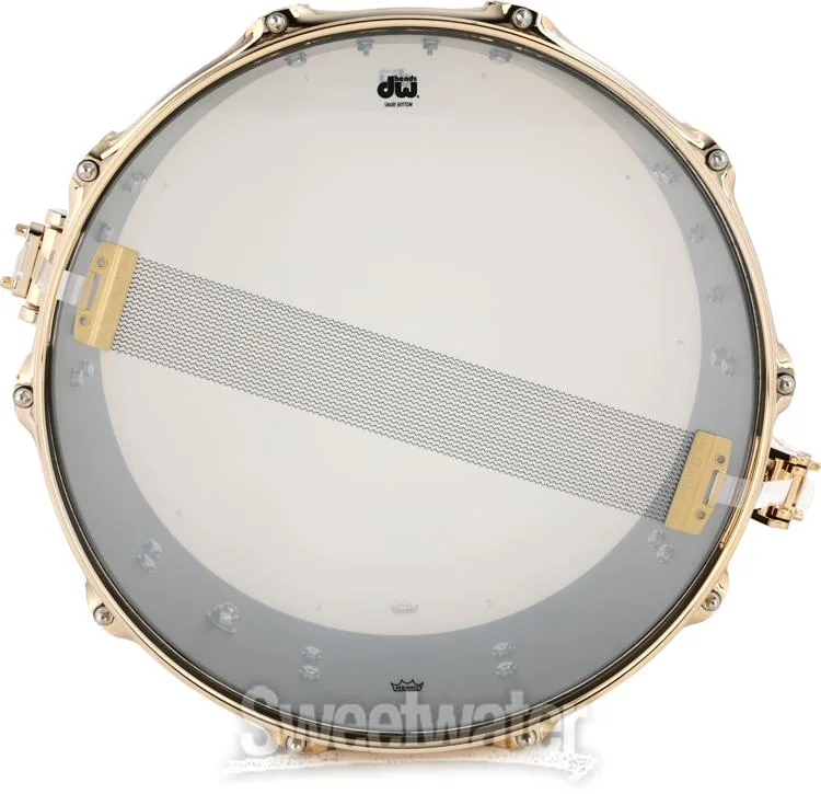  DW Carbon Fiber Snare Drum - 6.5 x 14-inch - Gold Hardware