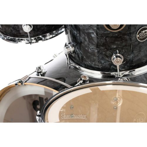  DW Performance Series 5-piece Shell Pack with 22 inch Bass Drum - Black Diamond FinishPly