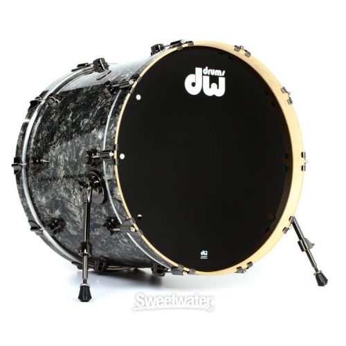  DW Collector's Series FinishPly Shell Pack - 5-pc - Silver Abalone