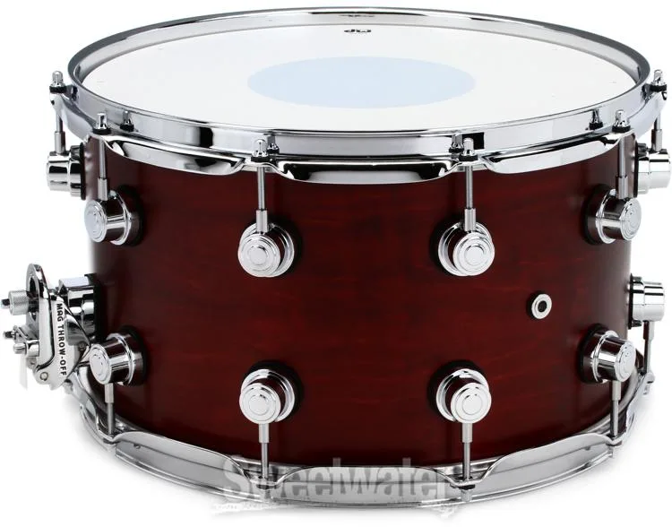  DW Performance Series Maple 8 x 14-inch Snare Drum - Tobacco Satin Oil