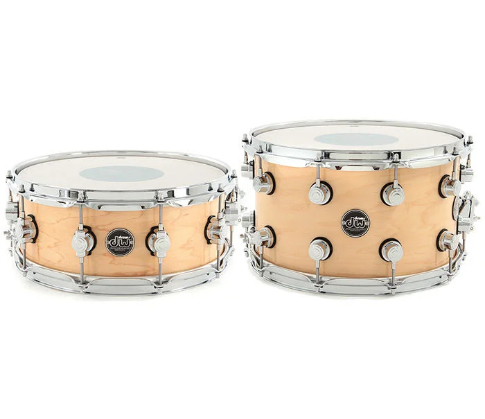  DW Performance Series Maple 8 x 14-inch Snare Drum - Tobacco Satin Oil