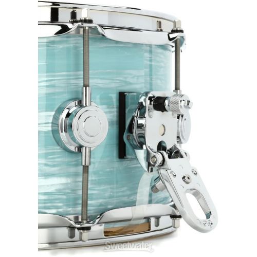  DW Collector's Series Snare Drum - 6.5 x 14-inch - Pale Blue Oyster FinishPly