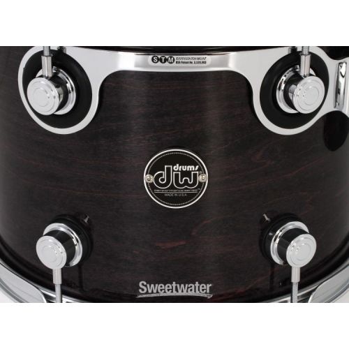  DW Performance Series Mounted Tom - 9 x 12 inch - Ebony Stain Lacquer
