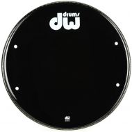 DW Vented Resonant Black Bass Drumhead - 20-inch