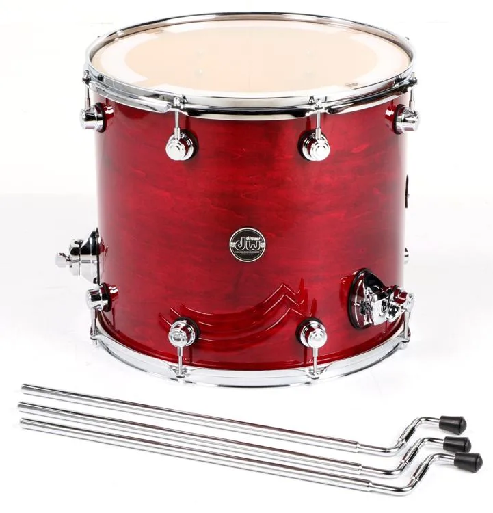 DW Performance Series Floor Tom - 14 x 16 inch - Cherry Stain Lacquer Used