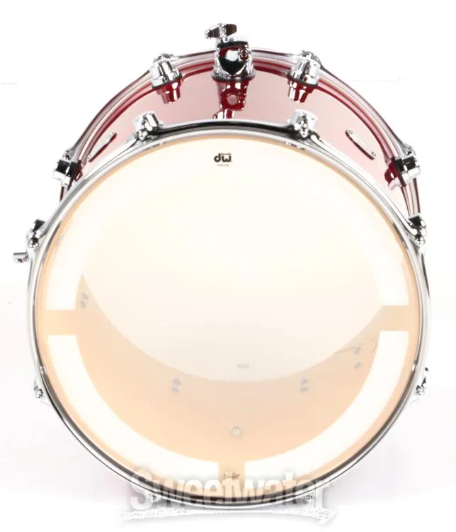  DW Performance Series Floor Tom - 14 x 16 inch - Cherry Stain Lacquer Used