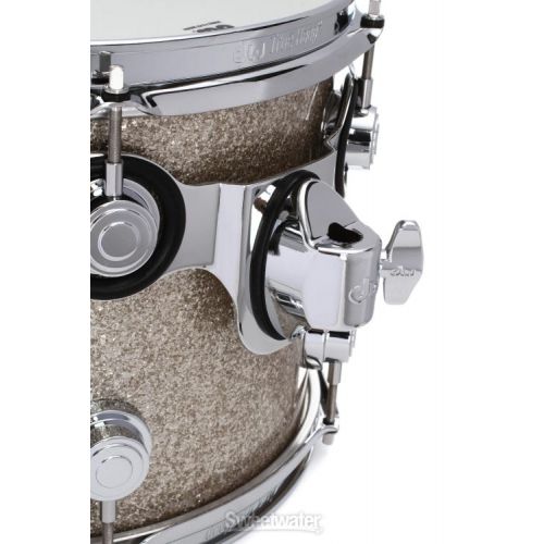  DW Collector's Series FinishPly Mounted Tom - 9 x 12 inch - Broken Glass Glitter