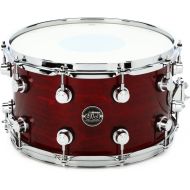 DW Performance Series Snare Drum - 8 x 14-inch - Cherry Stain Lacquer