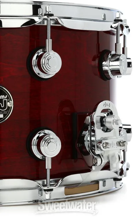  DW Performance Series Snare Drum - 8 x 14-inch - Cherry Stain Lacquer