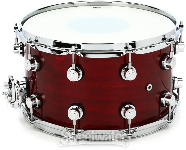  DW Performance Series Snare Drum - 8 x 14-inch - Cherry Stain Lacquer