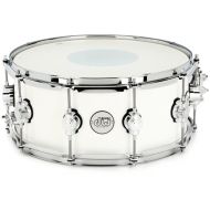 DW Design Series Snare Drum - 6 x 14-inch - Gloss White