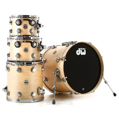  DW Collector's Series Satin Oil 4-piece Shell pack - Natural