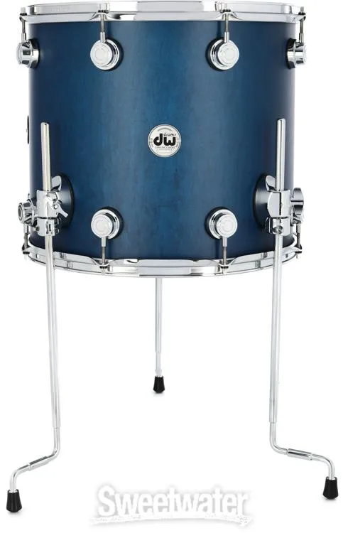  DW Collector's Series Maple Mahogany 4-piece Shell Pack - Satin Regal Blue