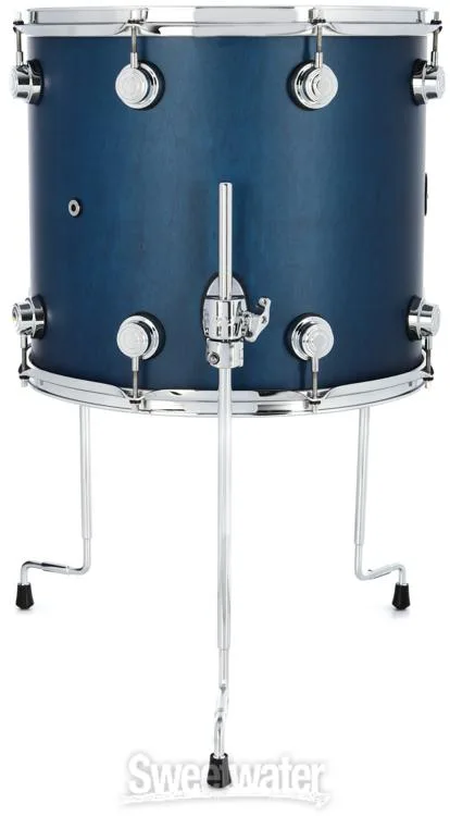  DW Collector's Series Maple Mahogany 4-piece Shell Pack - Satin Regal Blue