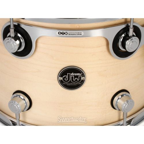  DW Performance Series Mounted Tom - 9 x 13 inch - Natural Satin Oil Demo
