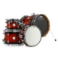 DW DDLG1604TB Design Series Mini-Pro 4-piece Shell Pack with Snare Drum - Tobacco Burst