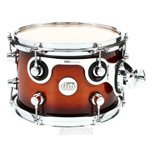  DW DDLG1604TB Design Series Mini-Pro 4-piece Shell Pack with Snare Drum - Tobacco Burst