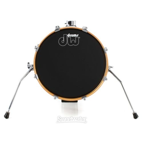  DW DDLG1604TB Design Series Mini-Pro 4-piece Shell Pack with Snare Drum - Tobacco Burst