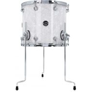 DW Performance Series Floor Tom - 14 x 16 inch - White Marine FinishPly