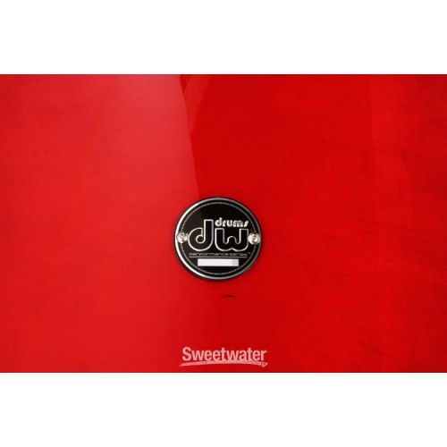  DW Performance Series Bass Drum - 18 x 22 inch - Candy Apple Red Lacquer