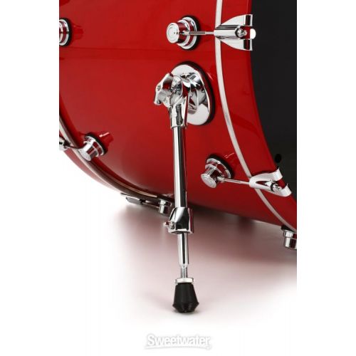  DW Performance Series Bass Drum - 18 x 22 inch - Candy Apple Red Lacquer