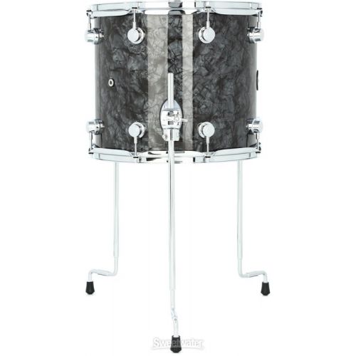  DW Performance Series Floor Tom - 12 x 14 inch - Black Diamond FinishPly