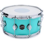 DW Performance Series Snare Drum - 6.5 x 14-inch - Hard Satin Surf - Sweetwater Exclusive